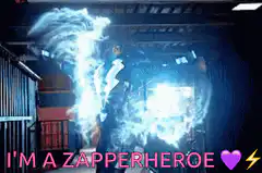 Zapperhero with lightning effects
