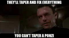 You Can't Taper a Ponzi
