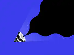 Abstract eye and moon animation