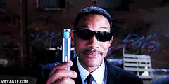 Will Smith activates neuralyzer
