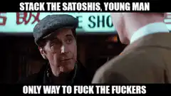 Al Pacino Stack the Satoshis Young Man