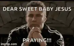 Dear Sweet Baby Jesus Praying