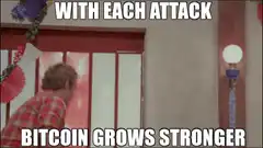 With Each Attack Bitcoin Grows Stronger