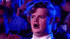 Man screaming in shock