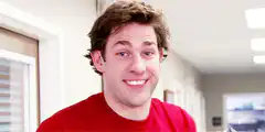 Jim Halpert runs hand through hair