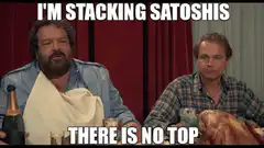 I'm Stacking Satoshis There Is No Top