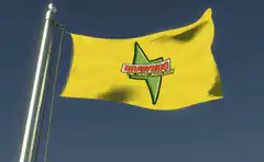 Brawndo flag waving
