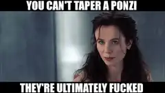 You Can't Taper A Ponzi They're Ultimately Fucked
