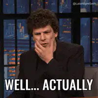 Jesse Eisenberg Well Actually