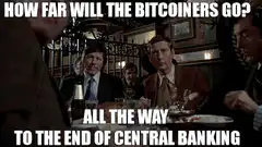 How far will the bitcoiners go