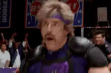 Dodgeball player doing a silly dance