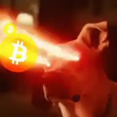 dog breathing fire bitcoin