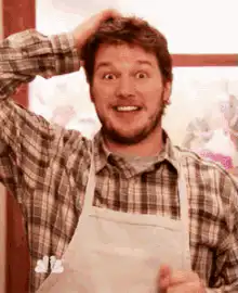 Chris Pratt Scratching Head