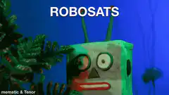Robosats robot head lightning