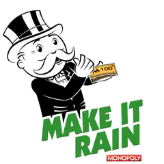 Monopoly Man Make It Rain