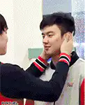 Man gets his face squished