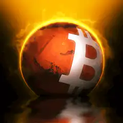 Rotating Bitcoin Planet