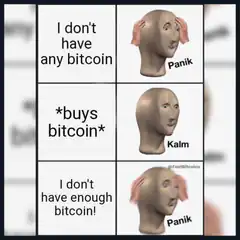Panik Kalm Panik Bitcoin Meme