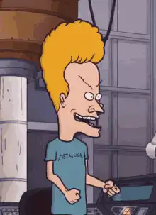 Beavis laughing maniacally