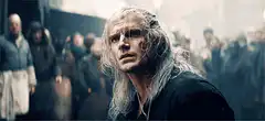 Geralt of Rivia looking intense