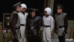Darth Vader bows to stormtroopers
