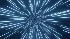 blue hyperspace tunnel loop