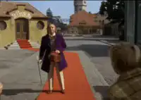 Willy Wonka trips on red carpet