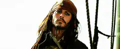 Jack Sparrow adjusting his bandana