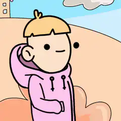 cartoon character eating ice cream
