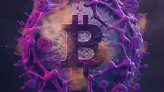 Bitcoin virus animation