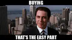 Gordon Gekko Buying That's The Easy Part