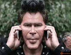 David Hasselhoff laser eyes