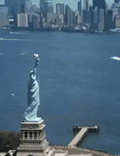 Statue of Liberty melting