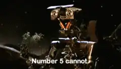 Johnny 5 cannot