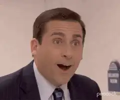 Michael Scott shocked face