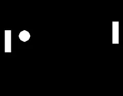 Bouncing dot between two bars