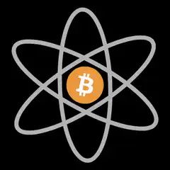 Bitcoin atom zoom animation