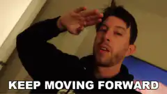 Keep Moving Forward Saluting