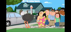 Ostrich family zaps Peter Griffin
