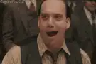 Man with wide open mouth