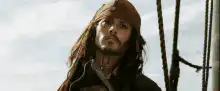 Jack Sparrow looks at his hand