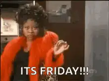Whoopi Goldberg celebrating Friday