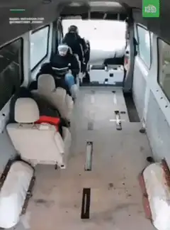 Van seat explodes with ZAP