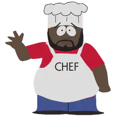 Chef from South Park waving