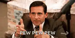 Michael Scott Pew Pew Pew