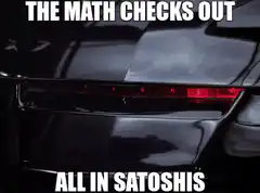 The Math Checks Out All In Satoshis