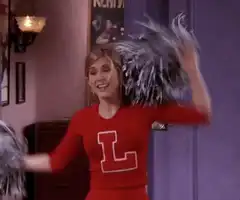 Phoebe Buffay cheerleader dance