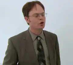 Dwight Schrute Question Mark