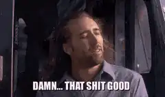 Nicolas Cage Damn That Shit Good Space