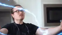 Man struck by lightning